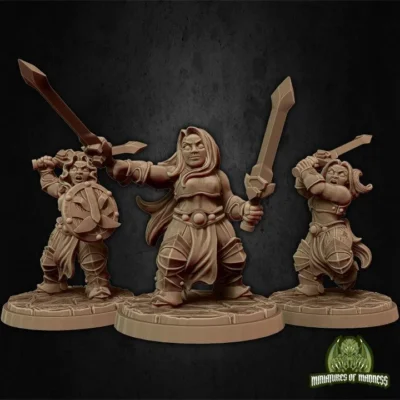 Female Soldier set of three MoM