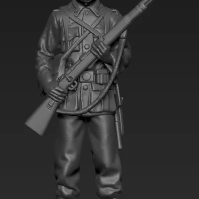 German soldier standing Guard AS