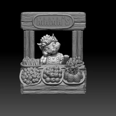 Cat people Grocery lady Kitty MJ