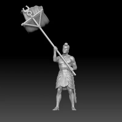 Indian flag bearer tower crew