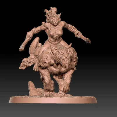 Raksha tiger and rider C AG