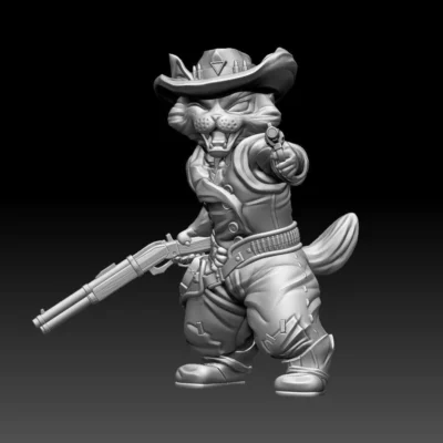 Cat people Morris Clawgan cowboycat MJ