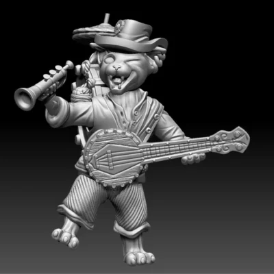 Cat people Formidable Joe the one man band MJ