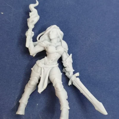 Elena the warrior, sword & torch cloth version 2  AG