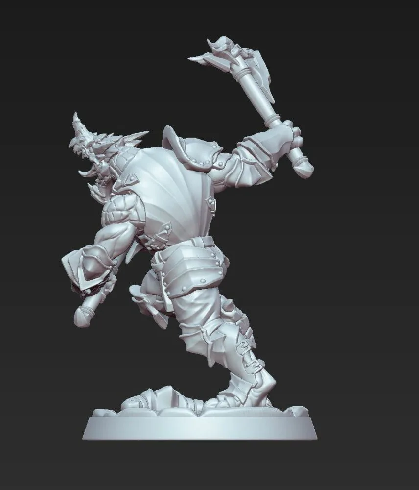 Dragonguard with two battle axes AG - Image 3