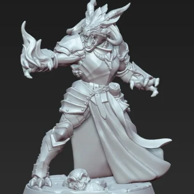 Dragonguard with flaming hand AG