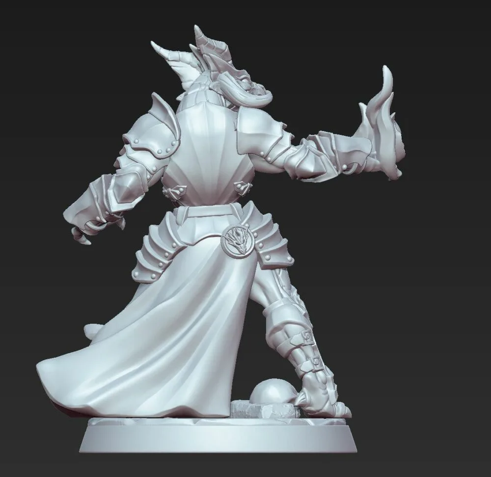 Dragonguard with flaming hand AG - Image 2