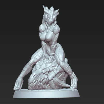 Lusty Draconian Maid big "lungs" AG