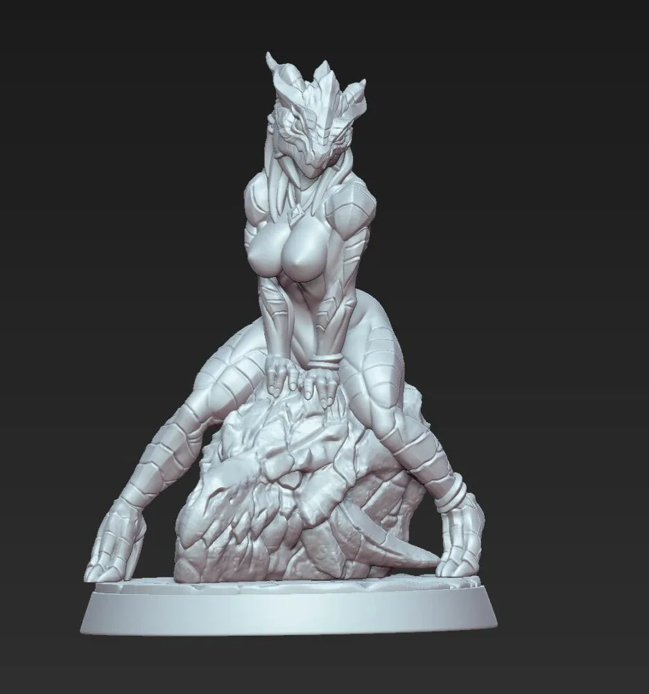 Lusty Draconian Maid big "lungs" AG