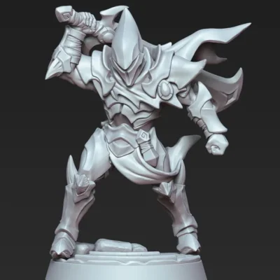 Ashen Inquisitor with sword and helm AG