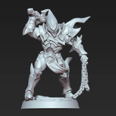 Ashen Inquisitor with sword, chain and helm AG