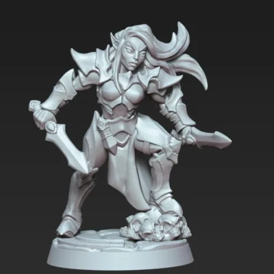 Ashen Inquisitor with two daggers AG