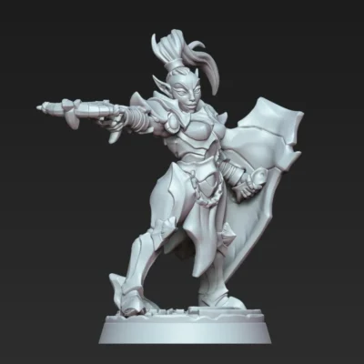 Ashen Inquisitor with crossbow and shield AG