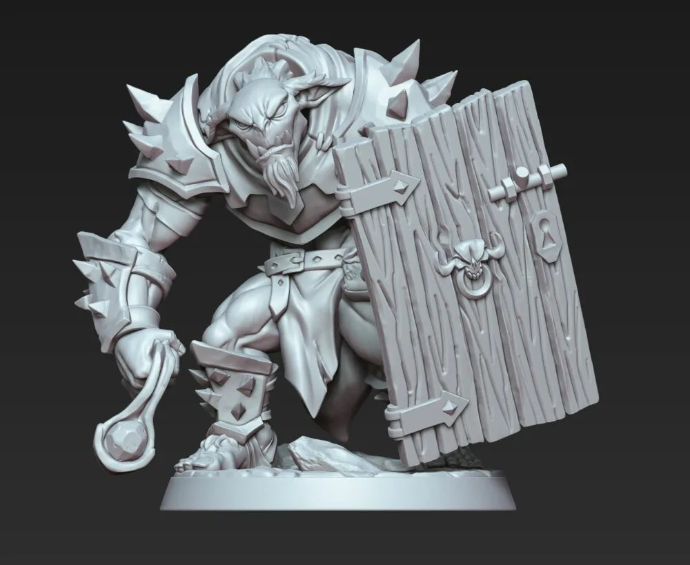 Great goblin Thug with a sling AG
