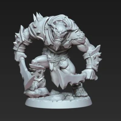 Great goblin Thug with two sword AG