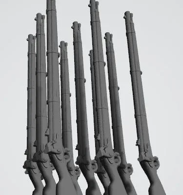 10x Springfield rifles, no bayonet