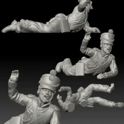 Alamo Mexican soldier reaching for help