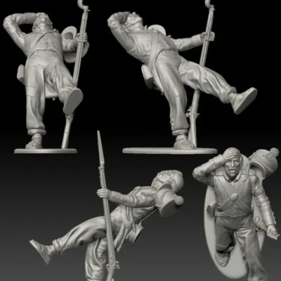 Alamo Mexican soldier hit in head