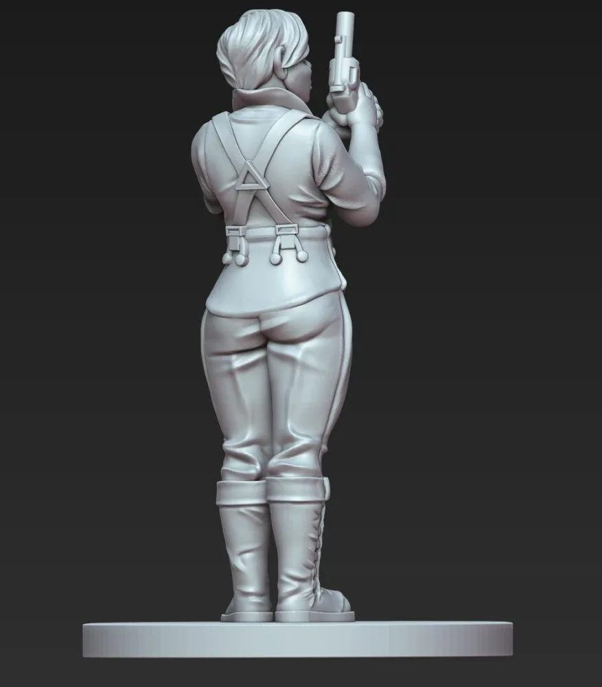 Smuggler woman with gun CM - Image 2