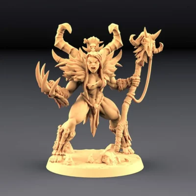 Vesdra with staff and claw AG