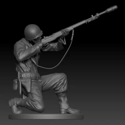 American soldier ww2 M7 Grenade A10  AS