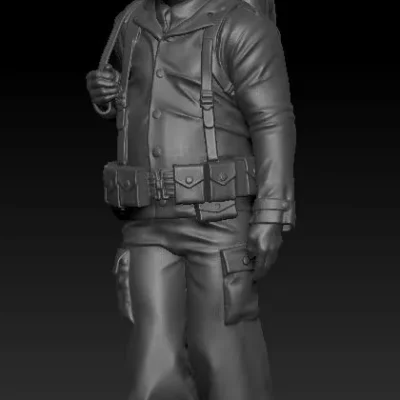 American soldier ww2 walk A3  AS