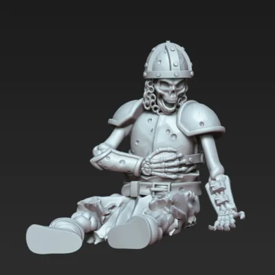 Skeleton body sitting RF