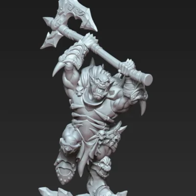 Orc charging with axe AG