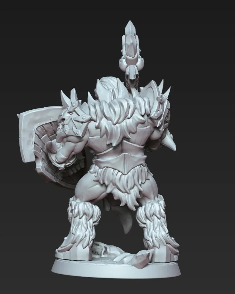 Orc with axe and shield AG - Image 2