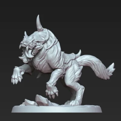 Worg with saddle  AG