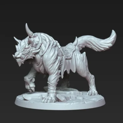 Worg with saddle  AG