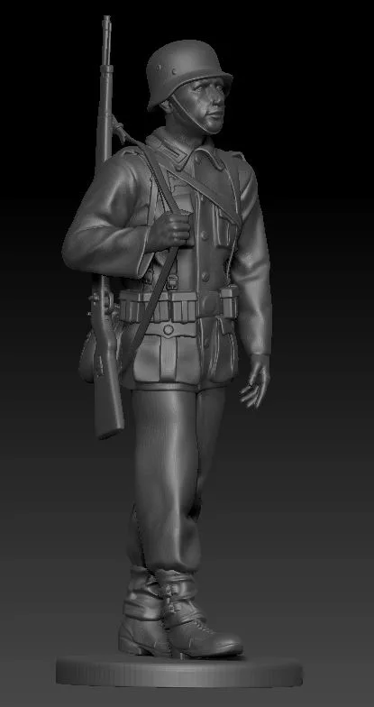 German soldier ww2 walk G1 AS
