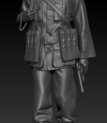 German soldier ww2 walk G3  AS
