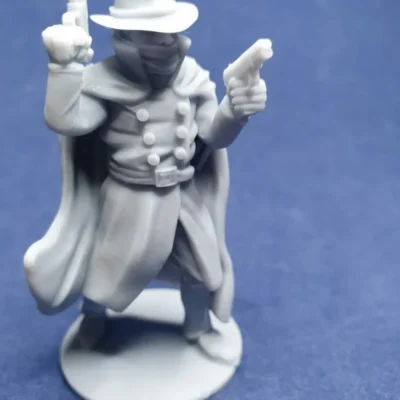 Man in cloak with guns "The shadow" CM