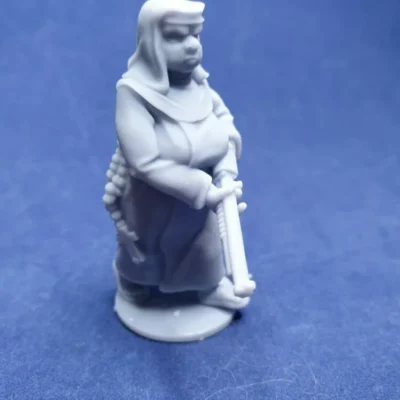 Nun with rifle CM