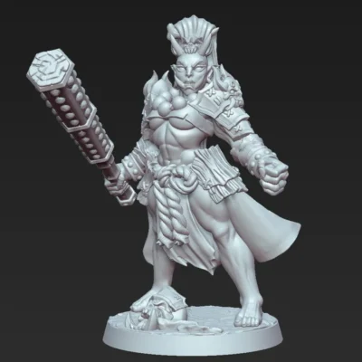 Oni Grunt lady with kanabo AG