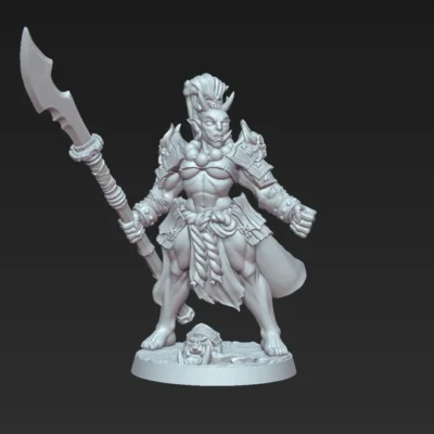 Oni Grunt lady with Naginata AG