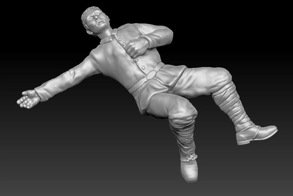 Soldier WW1 Casualty bare head