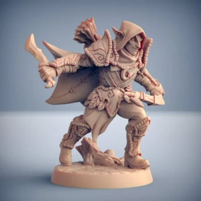 Deepwood Alfar assassin with bow and dagger AG