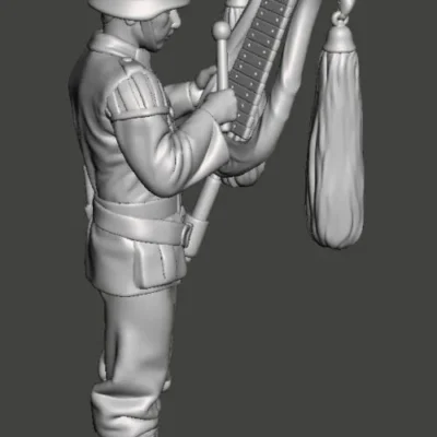 German musician Glockenspiel xylophone player AS