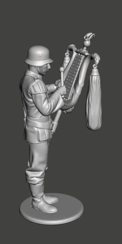 German musician Glockenspiel xylophone player AS