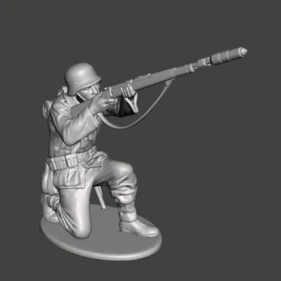 German soldier shooting grenade AS