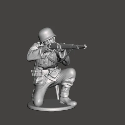 German soldier shooting AS