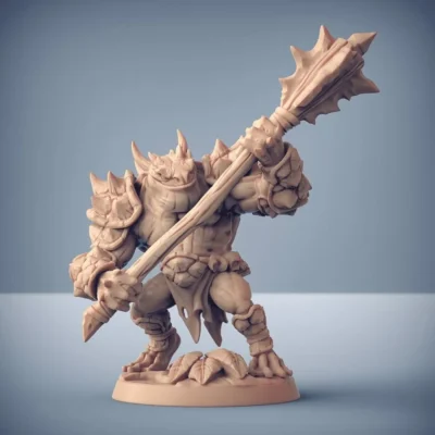 Gurunda bullfrog warrior -with twohand mace AG