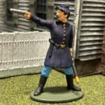 Confederate Officer firing revolver medium beard photo review