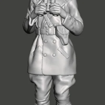 Italian Tank Crew holding binocular AS