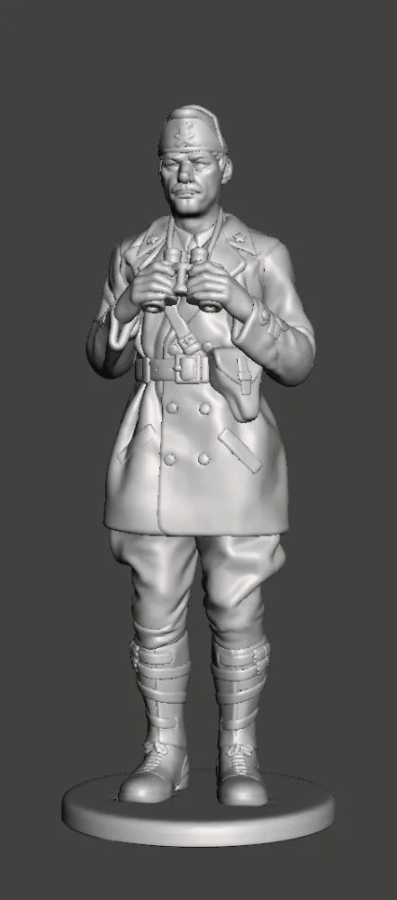 Italian Tank Crew holding binocular AS