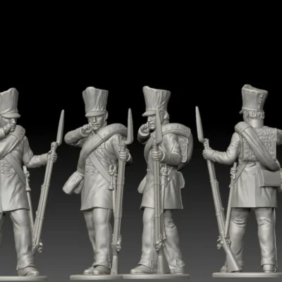 Prussian 25th Line (Lützow Freikorps) soldier, biting