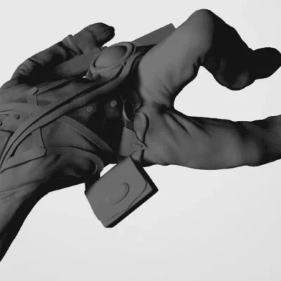 Soldier Killed Bare Head