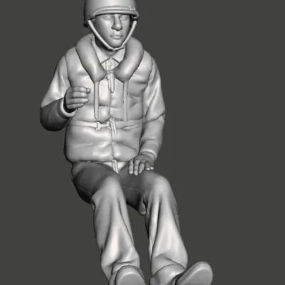 American navy sailor sitting ver2 AS